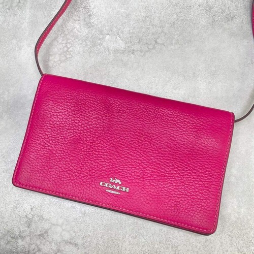 Coach vibrant pink - coach, pebbled