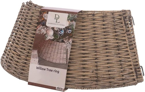 Natural wicker christmas tree - wicker,