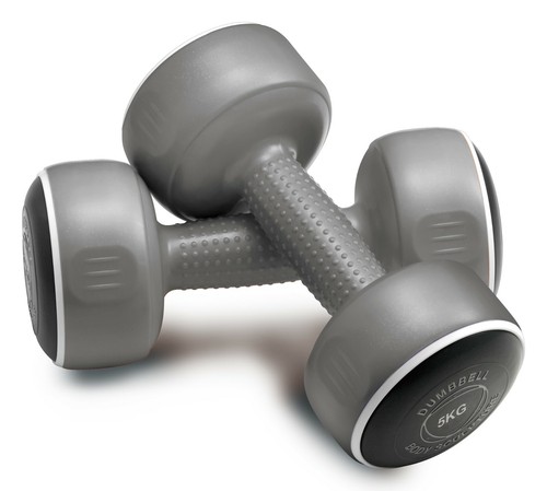 Dumbbells 2x5kg 10kg - dumbbells, (10kg