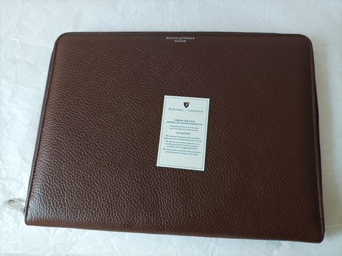 Aspinal zipped padfolio - aspinal,