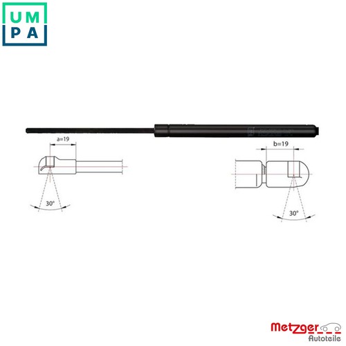 Gas spring bootcargo area - bootcargo,