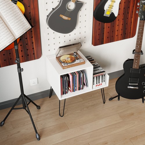 Modern end table record player - modern,