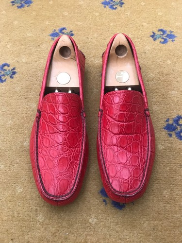 Prada loafers shoes crocodile - prada,