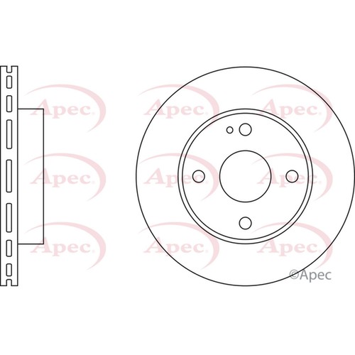 Brake discs vented for - 2x,