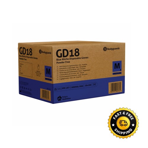 1000 blue nitrile gloves - 1000,
