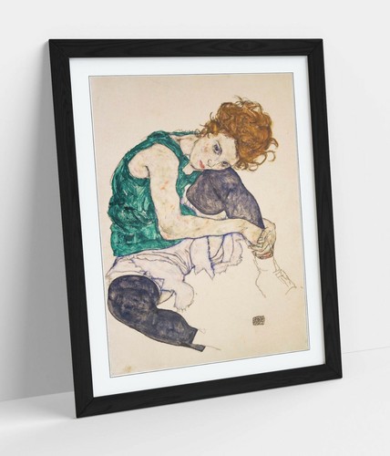 Egon schiele seated woman - schiele, with
