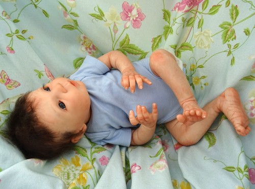 Reborn baby boy mayven - mayven, 19"