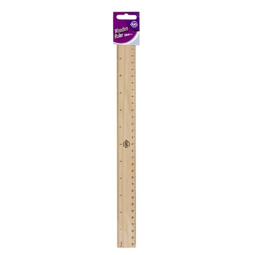 30cm wooden wood ruler metric - wooden,