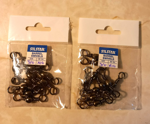 Silstar barrel swivels 0 - silstar, 3/0