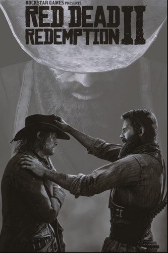 Red dead redemption poster - dead,