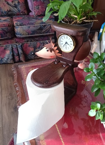 Toilet clock roll - toilet, clock...toilet
