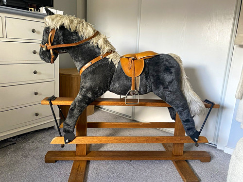 Vintage 1970s rocking horse - ,