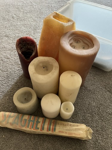 Large candle bundle mixed job - candle,