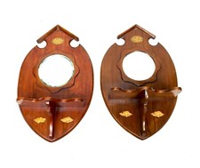 Antique pair edwardian wall - pair, of
