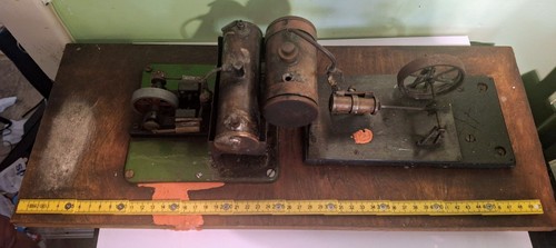 Pair vintage static steam - pair,