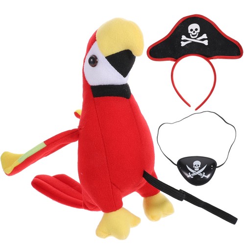 Pirate parrot accessory plush - pirate,