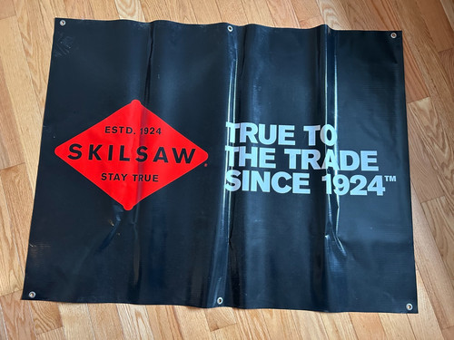 Skil saw advertising - advertising, vinyl