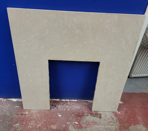 Marble fireplace surround - fireplace,