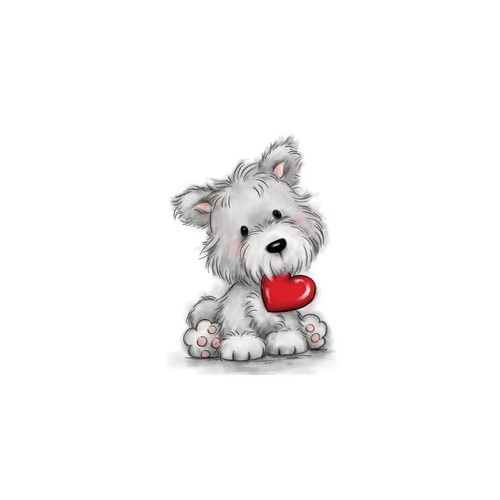 Wild rose studio dog - rose,