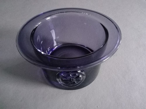 Dartington glass amethyst posy - glass,