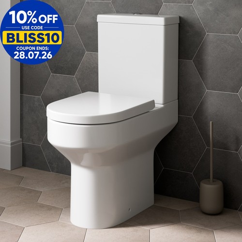 Modern bathroom rimless toilet - rimless,