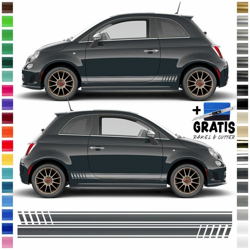Car side stripes sticker - stripes,