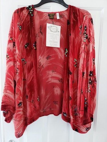 Dreamkeeper kimono red - kimono, silk