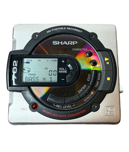 Sharp 702 ms702 minidisc - 702, md-ms702