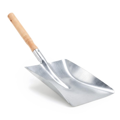 Hand coal shovel with wooden - hand,