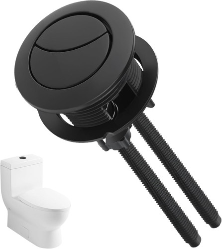 Black toilet flush - black,