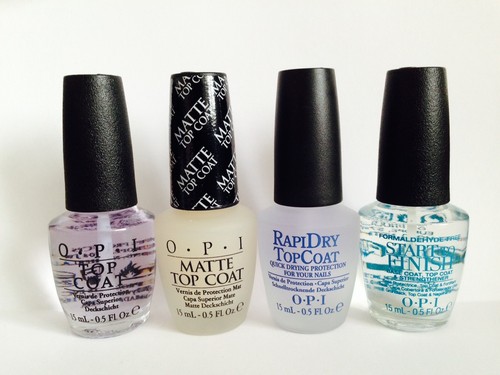 Opi top coat collection - top,
