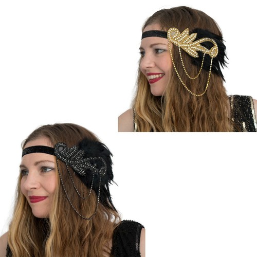 Flapper headband 1920s - flapper,