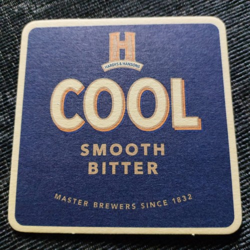 Hardy hansons beer mat - hardy, uk