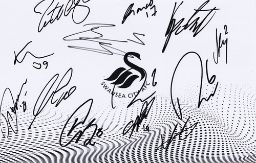 Football swansea city hand - football,