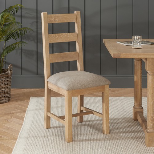 Oak dining chair - oak, cheshire