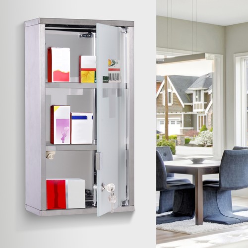 Wall mounted lockable medicine - wall,