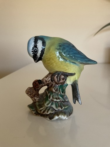 Vintage beswick blue tit - blue,