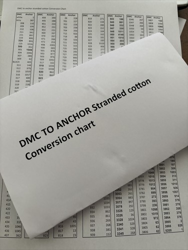Dmc anchor floss - floss, conversion
