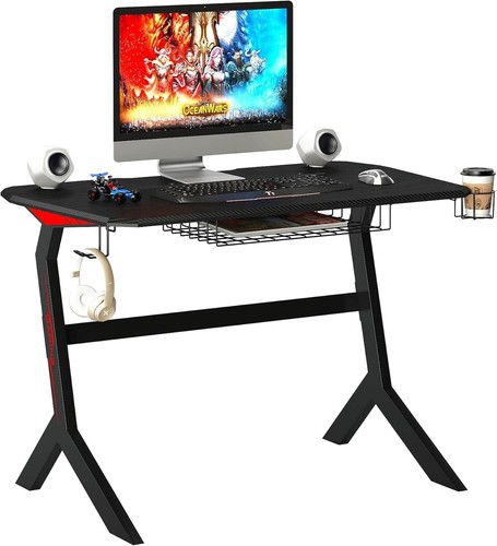 Large gaming desk - gaming, fibre