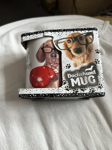Dachshund mug sausage dog - dachshund, mug,