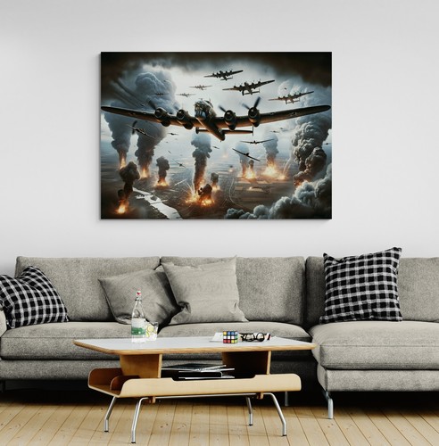 Ww2 bomber aircraft canvas - ww2,