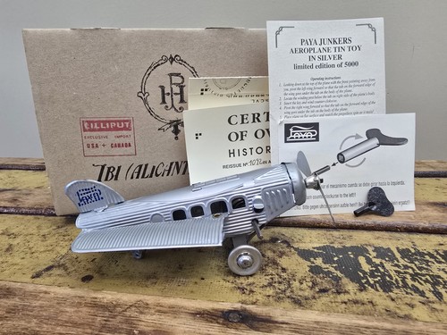 Paya junkers tin toy airplane - paya,