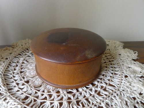 Vintage oak wood trinket box - vintage, |
