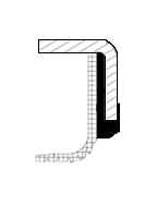 19036694b corteco shaft seal - 19036694b,
