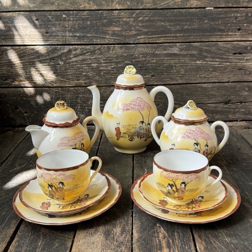 Hand painted japanese export - hand-painted,