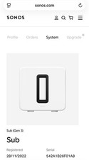 SONOS Bundle Sub Beam and