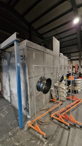 Powder coating oven x - powder, 4.5m
