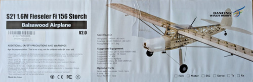 S21 fieseler fi 156 - s21, 1.6m