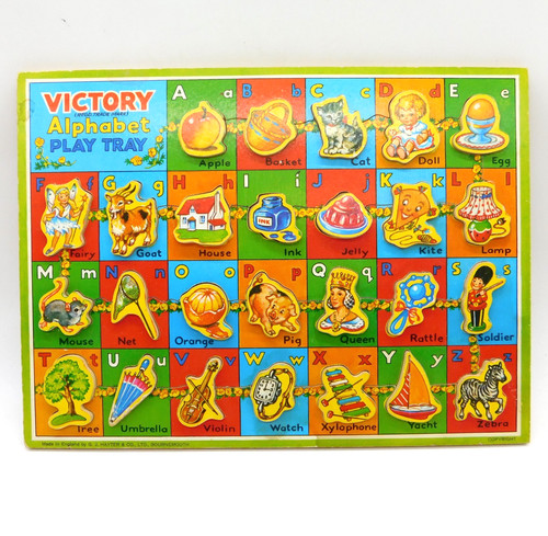 Vintage victory alphabet - alphabet, play