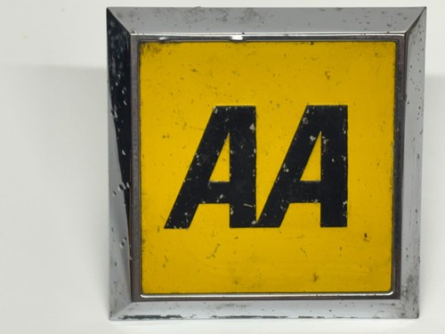 Old square shape badge - aa,
